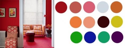 Удачные сочетания красного в интерьере. 04