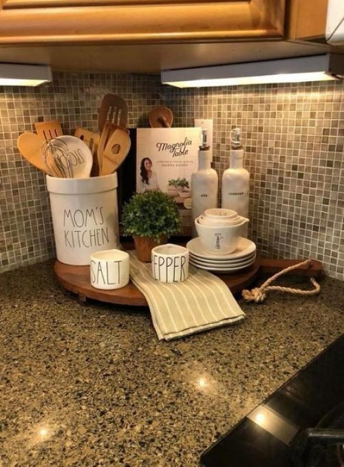 Примеры организации хранения на кухне. 02