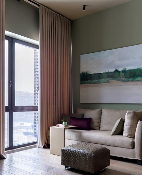 Долговечный интерьер.  Несмотря на небольшую площадь в 50 кв.