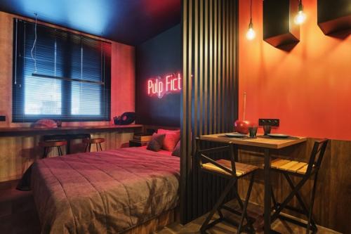 Интерьер маленькой студии 18, 7 кв. 03