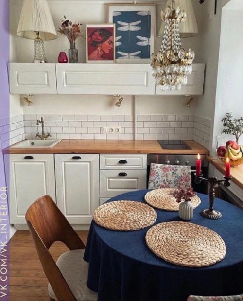 Красивое оформление кухни. 04