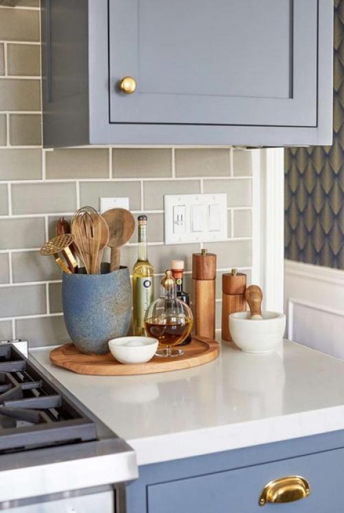 Примеры организации хранения на кухне. 01