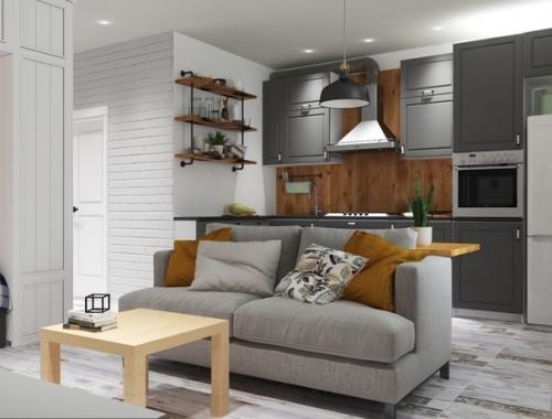 Однoкомнатная квaртира, 29. 01