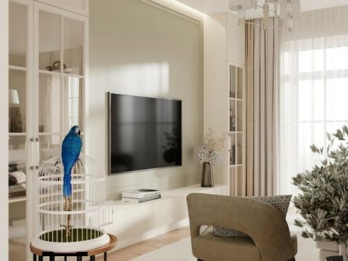 Привет!  У нас в разработке небольшой уютный домик под Москвой. 03