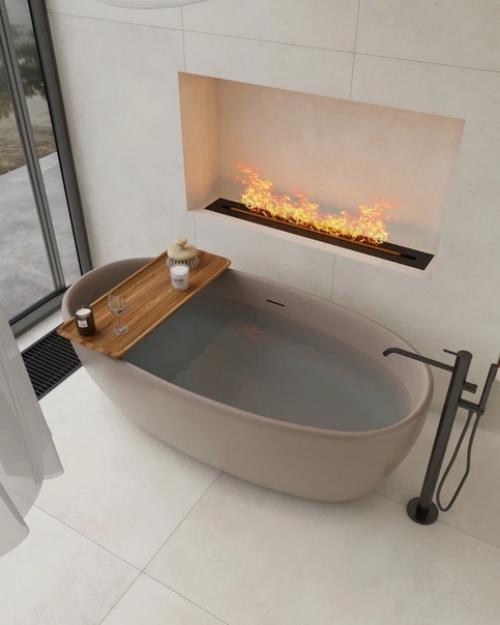 Визуализация ванной комнаты в стиле минимализм от @s. e. n. 0. r. i. t. a. 05