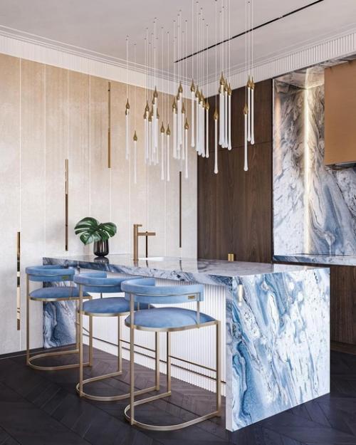 Интереснейший проект кухни - гостиной. 02