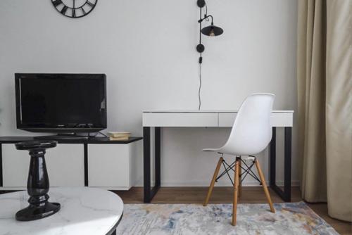 Современный интерьер квартиры площадью 38 кв. 03