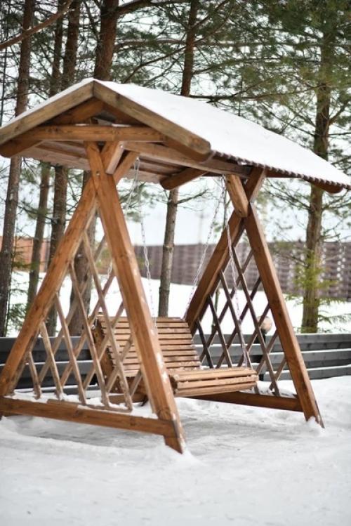 Белый дом - второй деревянный коттедж на Paradise, получивший своё название за светлые тона интерьера и приятную праздничную обстановку! 07