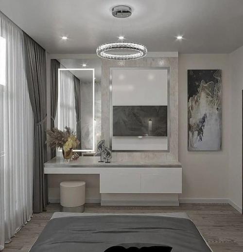 Продуманный дизайн спальни. 03