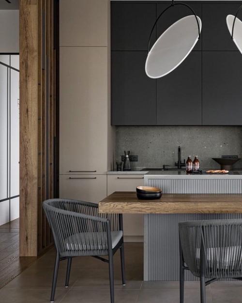 Интерьер квартиры площадью 150 кв. 01