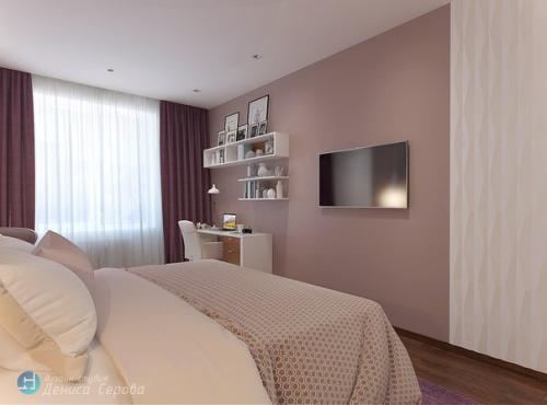 Красивая, спокойная спальня 17 кв. 06