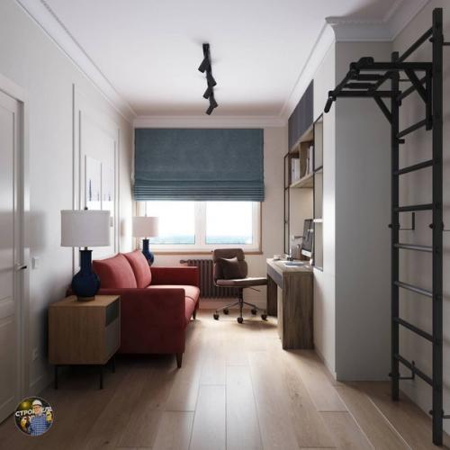 Приятная и просторная квартира где интерьер удачно сочетается с экстерьером. 05