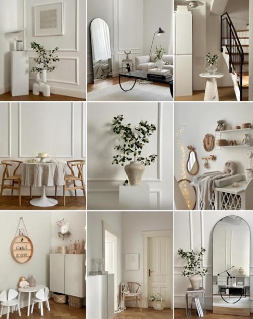 Скандинавский минимализм в деталях просторной квартиры с высоким потолками. 05