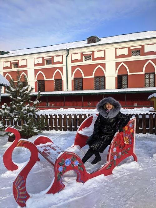 Наконец - то мы с подругой выбрались погулять на новогодних каникулах. 01