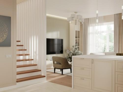 Привет!  У нас в разработке небольшой уютный домик под Москвой. 05