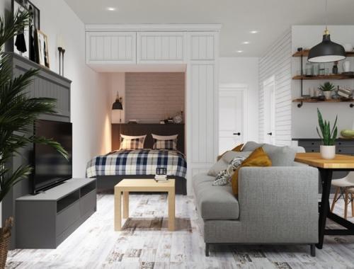 Однoкомнатная квaртира, 29. 02