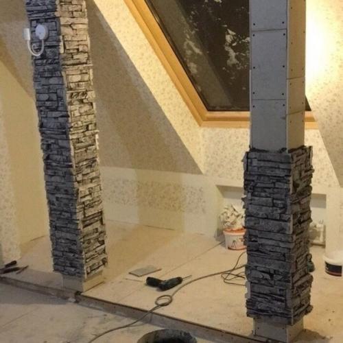 Интерьер нашей скромной спальни на мансарде. 03