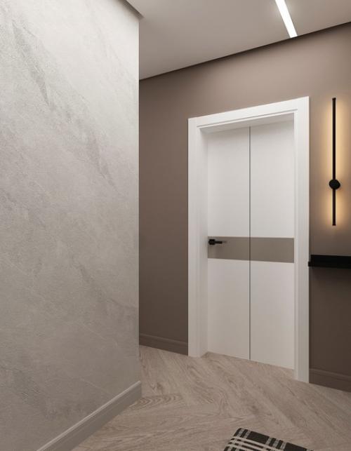 Интерьер прихожей - кухни - коридора. 05