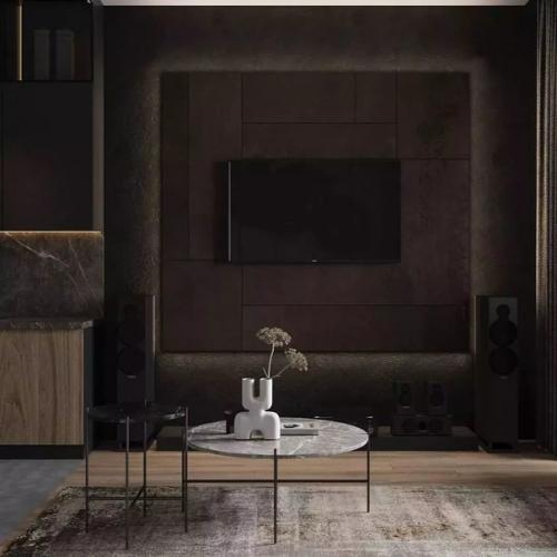 В интерьере этой кухни - гостиной площадью 16 кв. 03