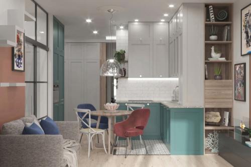 Двухкомнатная квартира, площадью - 47, 5 кв. 08