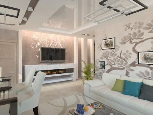 Дизайн - проект Гостиная с Обеденной Зоной + Коридор. 02