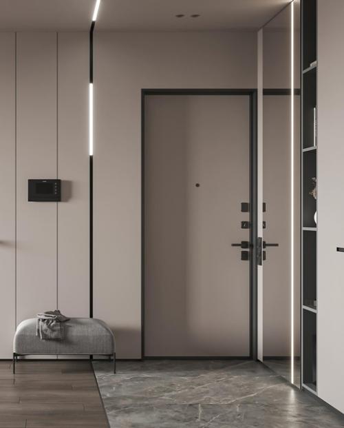 Кухня - гостиная.  Уютный минимализм. 04