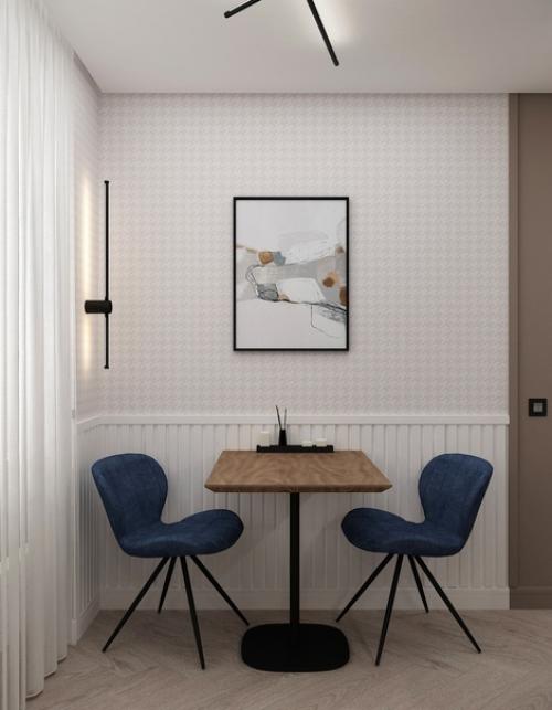 Интерьер прихожей - кухни - коридора. 04