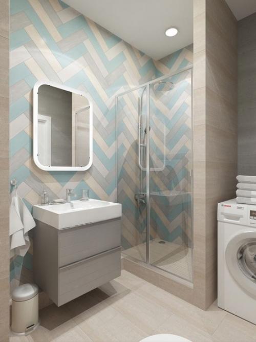 Интерьер однокомнатной квартиры площадью 45 кв. 08