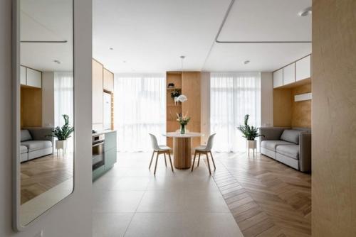 Уютная квартира - студия площадью 40 кв. 01