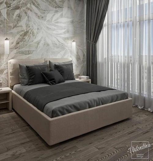 Продуманный дизайн спальни. 02