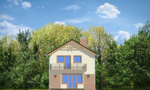 Дом с мансардой. 05 Дом с мансардой. 05