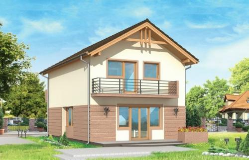 Дом с мансардой. 01 Дом с мансардой. 01