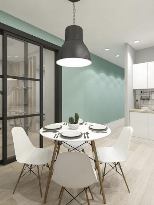 Интерьер однокомнатной квартиры площадью 45 кв. 06