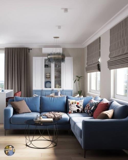 Приятная и просторная квартира где интерьер удачно сочетается с экстерьером. 01