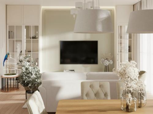 Привет!  У нас в разработке небольшой уютный домик под Москвой. 01