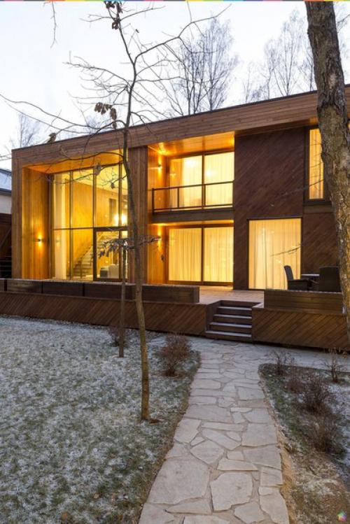 Современный частный дом в Подмосковье ч. 1. 04