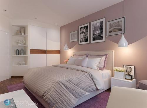 Красивая, спокойная спальня 17 кв. 05