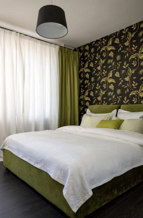 Яркая квартира с гардеробной и баром на 29 кв. 01