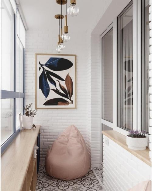 Дизайн - проект лоджии. 01