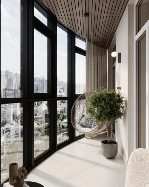 В этой небольшой гостиной важно было создать стильный интерьер с минимумом мебели и аксессуаров. 08