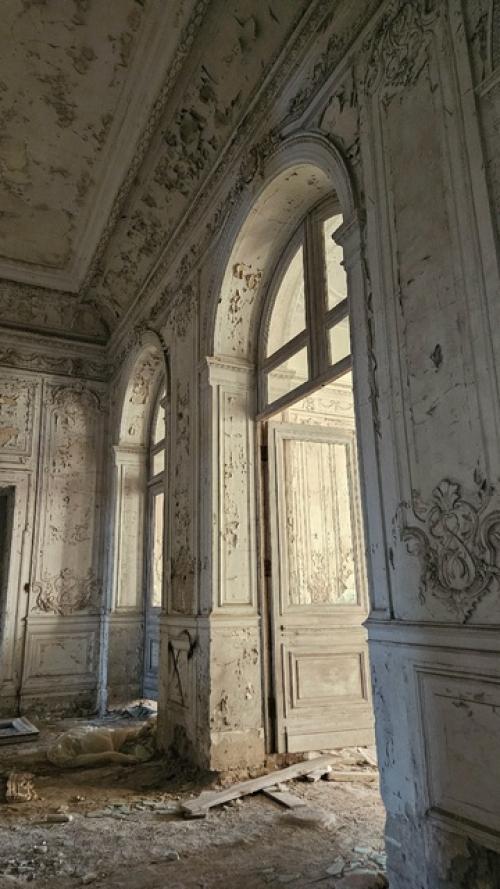 Поехали прогуляться в стрельну и решили заехать одним глазочком посмотреть на заброшенную михайловскую дачу. 06