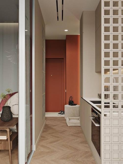 38 м 2 квартира для творческой мамы с двумя детьми. 03