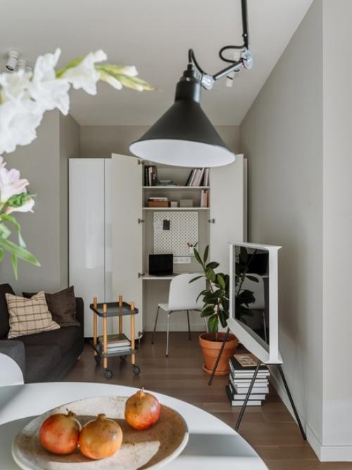 Интерьер квартиры - студии. 01