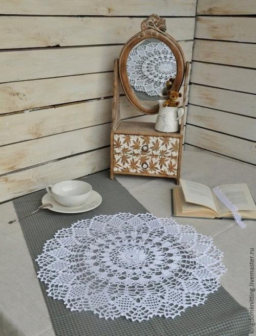 Вязанные детали в интерьере: уют и комфорт. 08