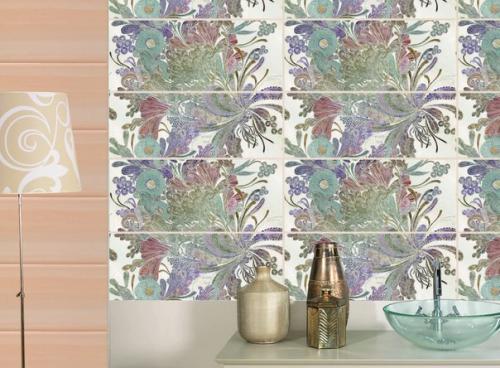 Коллекцией Portovenere испанская фабрика Azulejos Alcor предлагает актуальное решение отделки стен и пола ванной комнаты. 01