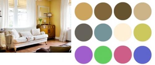 Желтый. 7. Удачных сочетаний в интерьере. 03