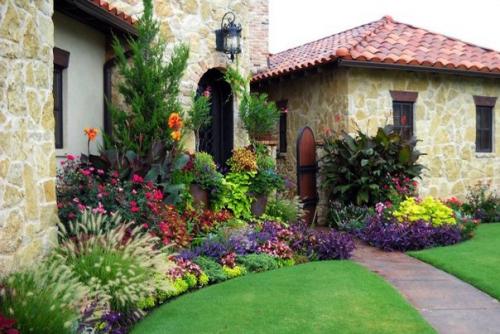 Дизайн террасы.  Обычно терраса является продолжением дома в сад и предназначена местом для отдыха. 05