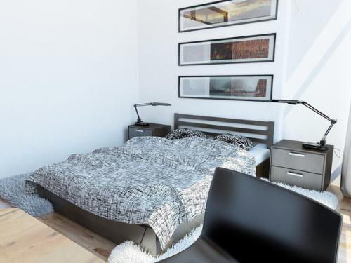 Как рационально зонировать двушку: проект квартиры 70 кв. 03