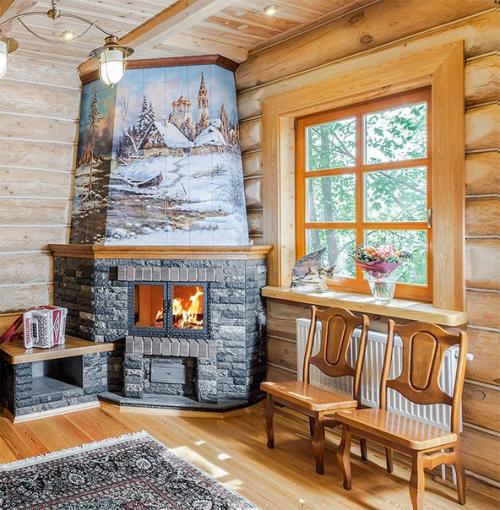 Сказочный терем. Дом из бревна в традициях русского деревянного зодчества. 05