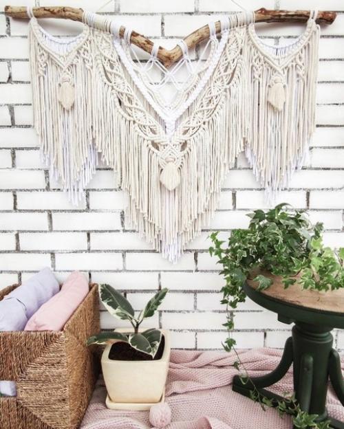 Вязанные детали в интерьере: уют и комфорт. 03